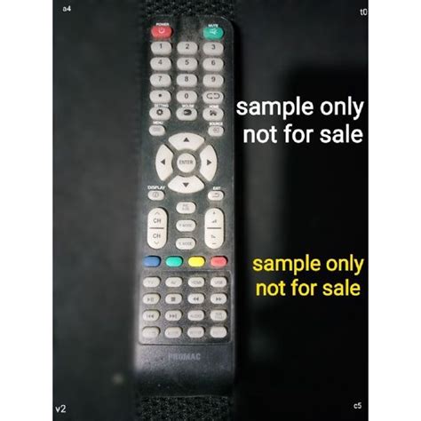 promac remote|Promac TV Universal Remote Codes & Program Instructions.
